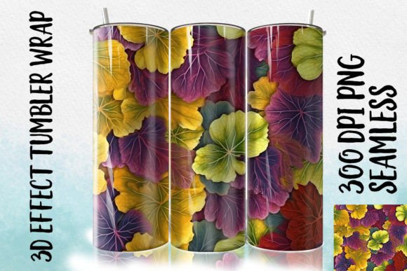 3D Fig Leaf Tumbler Wrap 1 Design Guide