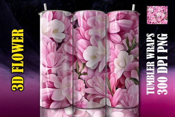 3D Freesias Flower Tumbler 1: A Practical Guide to Flawless Sublimation Results
