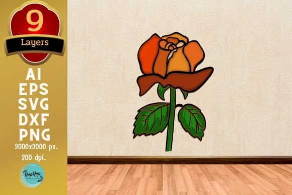 3D Layered Rose: A Comprehensive Guide to Digital Cutting Files