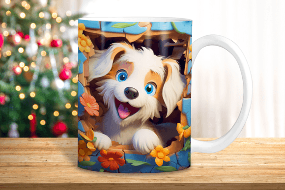 3D Puppy Dog Hole in a Wall Mug Wrap: A Practical Guide to Flawless Sublimation
