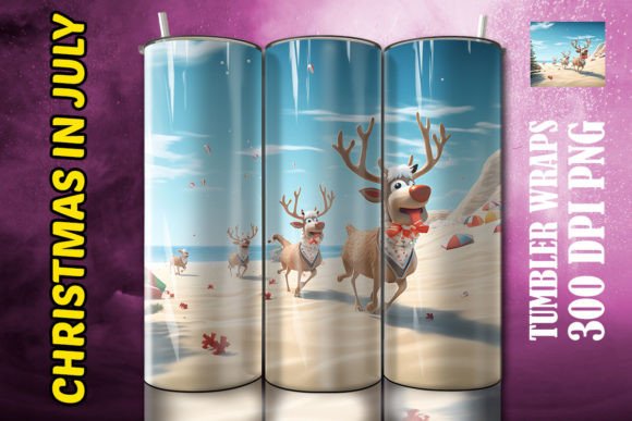3D Reindeer Tumbler 8: A Guide to the Digital Sublimation Asset