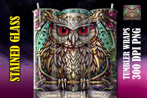 3D Snowy Owl Mystical Tumbler 1: A Guide to Digital Sublimation Design