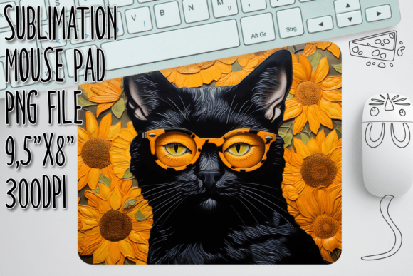 Evaluating the 3D Cat Fantasy Mouse Pad Sublimation Design